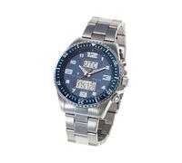 Masterline 1966 Radio ML06266004 - Orologio da polso da uomo, in acciaio INOX, colore: Blu, Nero