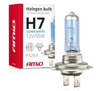 MASTERLINE Lampade alogene SET 2 pezzi ricambio per AUTO modello H7 12V 55 Watt - SUPERWHITE.