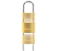Master Lock - Lucchetto in ottone massiccio da 50 mm con grillo regolabile