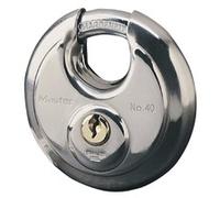 Master Lock 40EURD Lucchetto Marino Tondo a Chiavi, Grigio, 9.6 x 7 x 2.8 cm
