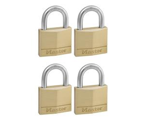 MasterLock Vorhängeschloss 4er Set 50mm 150EURQNOP