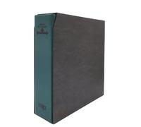 Masterphil MegA TOP BINDER, Raccoglitore ad Anelli con Custodia per Carte Gradate Pokemon, Yu-Gi-Oh, Magic (Solo Raccoglitore, Verde con Custodia Nera)