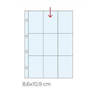 Masterphil Top Binder, Raccoglitore ad anelli per Carte Collezionabili per Pokemon, Yu-Gi-Oh, Magic (Inserti, Top Safe - 10 pagine a 9 tasche per TOP LOADER)