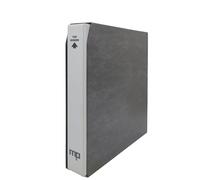 Masterphil Top Binder, Raccoglitore ad anelli per Carte Collezionabili per Pokemon, Yu-Gi-Oh, Magic (Solo Raccoglitore, Grigio con custodia nera)