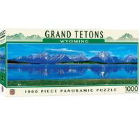 MasterPieces - 1000 Piece Jigsaw Puzzle, Grand Tetons Panoramic, Fun for Adults,