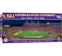 MasterPieces - 1000 Piece Jigsaw Puzzle, NCAA LSU Tigers, Panoramic Football Sta