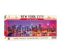 MasterPieces - 1000 Piece Jigsaw Puzzle, New York City Panoramic, Fun for Adults