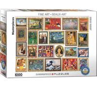 Masterpieces (Famose Dipinti) 1000pc Puzzle Da Eurographics 68cm x 49cm