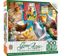 MasterPieces Green Acres - Cluckington Palace - Puzzle da 300 pezzi EZ Grip