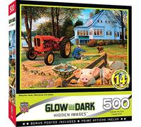 MasterPieces Hidden Images Glow In The Dark - Welcome Home 550pcPuzzle