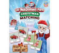 Masterpieces Licenza ufficiale Old Macdonald Christmas Picture Matching Card Game for Families