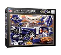 MasterPieces NFL - Puzzle da 1000 pezzi, collezione di puzzle NFL Gameday, collezione Baltimore Ravens