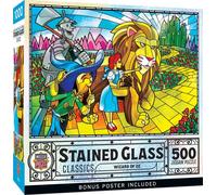 Masterpieces - Puzzle Classici della vetrata - Il mago di Oz - 500 Pezzi