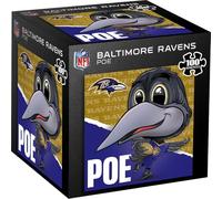 MasterPieces Puzzle da 100 pezzi con licenza NFL per bambini, Baltimore Ravens, Poe, 25,4 x 25,4 cm