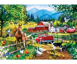 Masterpieces - Puzzle Fattoria di colomba bianca - 1000 Pezzi