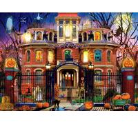 Masterpieces - Puzzle Halloween - Casa stregata sulla collina - 1000 Pezzi