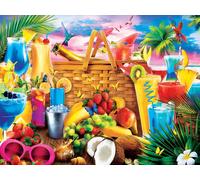 Masterpieces - Puzzle Pic-nic sulla spiaggia - 550 Pezzi