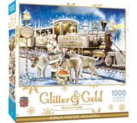 Masterpieces - Puzzle Vacanze - Il Treno della Gilda - Glitter e oro - 1000 Pezzi