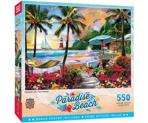 Masterpieces - Puzzle Vita hawaiana - 550 Pezzi