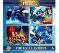 MasterPieces The Polar Express - Puzzle da 100 pezzi, con opere d'arte vivaci e pezzi durevoli, divertente attività familiare sfida cerebrale e intrattenimento educativo per bambini, adolescenti e