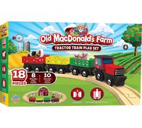 MasterPieces Wood Train Sets - Old Macdonald 18 Piece Train Set