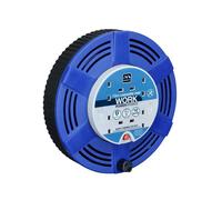 Masterplug Cassette Cavo Rocchetto 240V 10A 4-Socket Thermal Intagliato Blu 15m