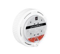 Masterplug Cassette Cavo Rocchetto 240V 13A 4-Socket Thermal Taglio Bianco 4m