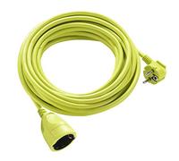 Masterplug - Cavo di prolunga di corrente (10 m, prolunga Schuko, estensione elettronica per esterno IP44, colore verde