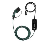 Masterplug Cavo di Ricarica EV per Veicoli Elettrici e Ibridi, 5 metri, Modo 2, Spina UE Schuko a 3 Poli Verso Connettore Auto Tipo 2, 3,6 kW, 10 A, EVCM221005G/EU