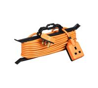 Masterplug Cavo Prolungo 1 Presa 15m 13A Nero Arancione MAS-CT1513-MP