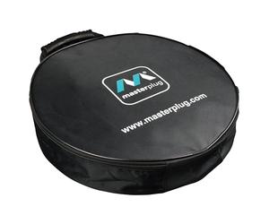 Masterplug Custodia per Cavi di Ricarica EV, Borsa Resistente per Cavi di Ricarica EV Tipo 2 e Tipo 1, Modo 3 e Modo 2, Leggera, Nera, EVCASE