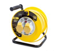 Masterplug LVCT2516-2-MP 16Amp 2 Gang Cavo Avvolgibile 25M 110V