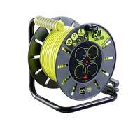 Masterplug PRO-XT Avvolgicavo Aperto 240V 13A 4-Presa 50m MSTOLU50134