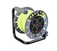 Masterplug PRO-XT Avvolgicavo Aperto 240V 13A 4 Prese 25m MSTOMU25134