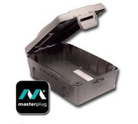 Masterplug Scatola elettrica resistente alle intemperie, 345 x 220 x 126,5 mm, colore: grigio