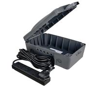 Masterplug - Scatola resistente alle intemperie con 3 prese e cavo prolunga da 10 m