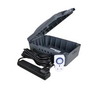 Masterplug Scatola Stagna 4 Prese 8m Cavo IP54 Grigia MAS-WBXBFG8BTMS24-MP