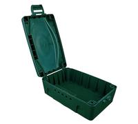 Masterplug WBXG-MP - Scatola elettrica resistente alle intemperie, 345 x 220 x 126,5 mm, colore: Verde