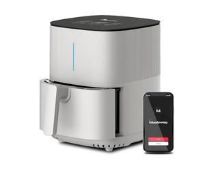 MasterPRO BY CARLO CRACCO - Friggitrice ad aria 1500W 5L - 12 programmi - LED Touch Control - App Control - Rivestimento antiaderente - Colore Bianco