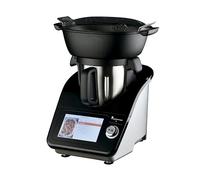 MasterPRO BY CARLO CRACCO - Robot da cucina multifunzione 1000W - Contenitore in acciaio inox da 4,5L - Display LED TFT da 7” - 12 funzioni - Controllo temperatura e timer