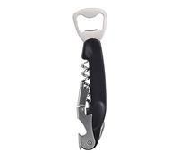 MasterPro Cru Wine Expert | Cavatappi con Apribottiglie da Cameriere | Prodotto in ABS e Acciaio Inox | Forma Ergonomica | Utensili da Cucina | Cavatappi Professionali Multifunzione