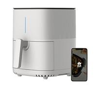 MasterPro I-Rocket 500 | Friggitrice ad Aria | Bianco | Capacità di 5 L e 1500 W di Potenza | Schermo LED Touch e Cestello Antiaderente | Friggitrice ad Aria | Temperatura Regolabile 80-200ºC