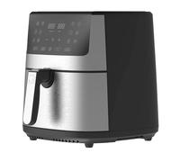 MasterPro iRocket - Friggitrice ad aria da 6 l - 1800 W - Senza olio - Design moderno in nero - Display a LED touch - Cestello Antiaderente Rimovibile - Controllo della Temperatura da 80 a 200 °C