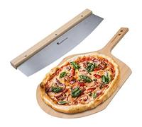 MasterPro | Kit Composto da Tagliapizza e Tagliere | Ideale per Preparare Pizze | Utensili da Cucina | Elaborati con Materiali di Qualità | Facile da Pulire