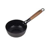 MasterPRO Odín | Padella antiaderente 16 cm | In ferro pressato | Manico ergonomico in legno di acacia | Utensili da cucina | Per tutti i piani cottura
