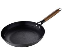 MasterPRO Odín | Padella antiaderente 28 cm | In ferro pressato | Manico ergonomico in legno di acacia | Utensili da cucina | Per tutti i piani cottura