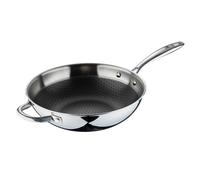 MasterPRO padella wok 28x8cm multistrato in acciaio antiaderente per induzione con manico ergonomico Hi-Tech3