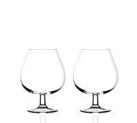 MasterPro Q3400 Set 2 Bicchieri Brandy 67 cl Vetro Collezione Barware, Cristallo