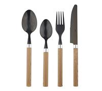 MasterPro Reforestemos - Set di posate in acciaio INOX, 24 pezzi