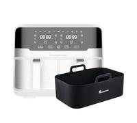 MasterPRO Rocket Duo 900 - Double Oil senza olio - Bianco - 9 L e 2400 W Capacità